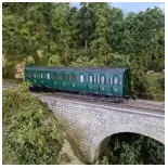 Wagon voyageurs Piko 53334 - HO 1:87 - SNCB - EP III