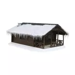 Chalet hivernal - BUSCH 1085 - HO 1/87