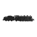 Locomotive à vapeur 2-141 A - REE MODELES MB156S - SNCF - HO 1/87