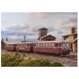 Autorail 796 & voiture-pilote 996 DCC SON MINITRIX 16982 DB-AG - N 1/160 - EP V
