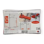 10 Poteaux en H à console | 25 kV-L2 MAFEN 21608 - N 1/160