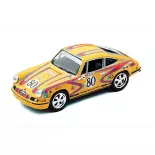 Voiture Porsche "911 S coupé 2.4" de 1971 Jaune High Speed HF9198S - O 1/43