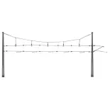 Structure transversale pour caténaire Sommerfeldt 188 - HO 1/87 - 0.7 mm