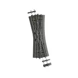 Single EKW15 Roco 42546 - R 531 mm- 15° - HO : 1/87 - Code 83