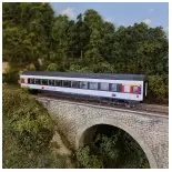 Wagon voyageurs "Newlook" Piko 58688 - HO 1:87 - CFF - EP VI