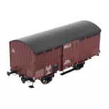 Wagon primeur 10T rouge sideros REE MODELES WB762 - SNCF - HO 1/87 - EP III A