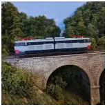 Locomotive électrique E-656-072- DCC SON ROCO 73163 - FS - HO 1/87 EP IV