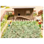 Ensemble de jardin potager / légumes NOCH 14107 - HO 1/87 -