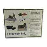 Coffret Diorama "Abri de fortune" Faller 144065 - HO : 1/87 - Militaire