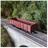 Wagon tombereaux brun Jouef 5700 - HO : 1/87 - SNCF