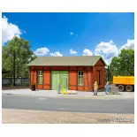 Atelier façade brique et bois VOLLMER 47556 - N 1/160 - 58 x 39 x 30 mm