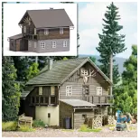 Maison forestière rustique BUSCH 1675 - HO 1/87 - 110x95x83mm