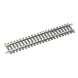 Rail droit 168 mm traverses bois Peco ST200 - HO : 1/87 - Code 100