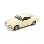 Voiture VW "Karmann GHIA Coupé" Beige Ivoire High Speed HF9168S - O 1/43