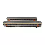 Set 2 Voitures Corail VTU Ls Models 40997 - HO 1/87 - SNCF - EP IV / V
