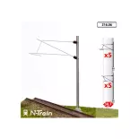 10 Poteaux en H à console | 25 kV-L1 MAFEN 21606 - N 1/160