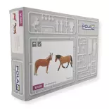 Lot de 2 chevaux de trait - Pola G 331552 - G : 1/22.5 - EP I