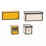 Conteneurs de Chantier FALLER 130136 - HO 1 : 87 - EP V