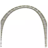 Rail flexible Peco SL100F traverses bois - 914 mm - HO : 1/87 - Code 75