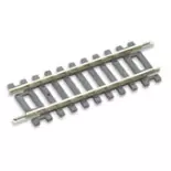 Rail droit 79 mm traverses bois Peco ST202 - HO : 1/87 - Code 100