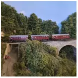 3 wagons parois coulissantes - Roco 77022 - HO 1/87 - DB