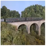 Set 3 voitures voyageurs - EPM 41.33.01 - HO 1/87 - SNCF