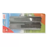 6 éléments de voie droite plastique 180 mm MARKLIN MY WORLD 23180 - HO 1/87