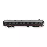 A black/red PLM REE MODELES OCEM RA car VB378 - SNCF - HO 1/87 - EP III