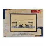 Centrale électrique Piko 60016 - avec 2 transformateurs - 184 x 62 x 72 - N 1/160