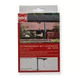 Grue pivotante avec chariot - BUSCH 1819 - HO 1/87