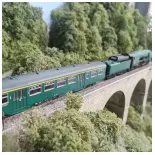 Coffret 2 voitures voyageurs M2 MARKLIN 43547 SNCB/NMBS - HO 1 : 87 - EP III