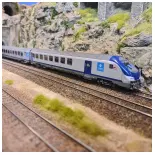 Set 3 TER AURA Ls Models 41232DC - HO 1/87 - 2R - SNCF - EP VI
