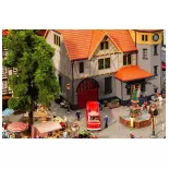 Mairie avec caserne de pompier - HO 1/87 ème  - Faller 130649