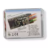 Décodeur miniature - sans prise - 8 broches - DCC - Zimo MX600 25 x 15 x 2 mm