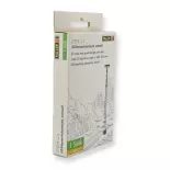 Feux de mât à treillis Blanc chaud - FALLER 272218 - N 1/160