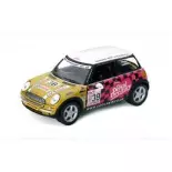 Voiture Mini Cooper "John Cooper Works" Or/Violet High Speed HF9166S - O 1/43