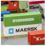 Conteneur "Evergreen" vert Faller 180846 - HO : 1/87