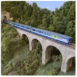 Coffret 3 voitures voyageurs RIB "Transilien" JOUEF S4159 SNCF HO 1/87 EP IV-V