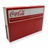 2 wagons couverts Coca Cola - Arnold HN6645 - N 1/160 - RENFE - EP IV
