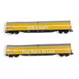 Double Wagon à parois coulissantes grande capacité Fleischmann 838322 - N 1/160 - CFF