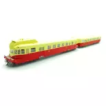 VH X-2332 railcar with XR-7207 trailer - HO 1/87 - Mistral 3401S001