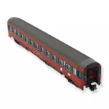 Voiture Eurofima 2nd classe, EC 16 «Max Reinhardt» de l'ÖBB, FLEISCHMANN 814513, N 1/160e