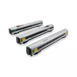 Pack 3 wagons intermédiaires ETR 610 Arnold HN3503 - N 1:160