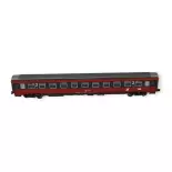 Voiture Eurofima 2nd classe, EC 16 «Max Reinhardt» de l'ÖBB, FLEISCHMANN 814512, N 1/160e