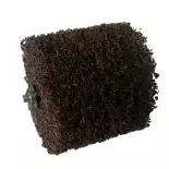 Brosse d'entretien rail gros grain Lux-Modellbau 9045 - HO 1/87 - pour wagons 9130 / 9131