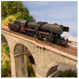 Steam locomotive 150 Y Roco 78281 - HO : 1/87 - SNCF - EP III - analog