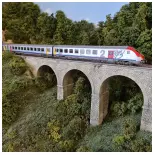 3 voitures TER Bourgogne Ls Models 41233DC - HO 1/87 - SNCF