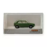 Voiture miniature VW GOLF 1 vert foncé - Brekina 25545 - HO 1/87 