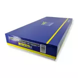 Coffret de 3 voitures OCEM RA BD4 + BD9 - REE VB386 - HO 1/87 - SNCF