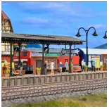 Quai de la gare "Baden" Vollmer 43562 - HO : 1/87 - EP 1220 x 48 x 85 mm